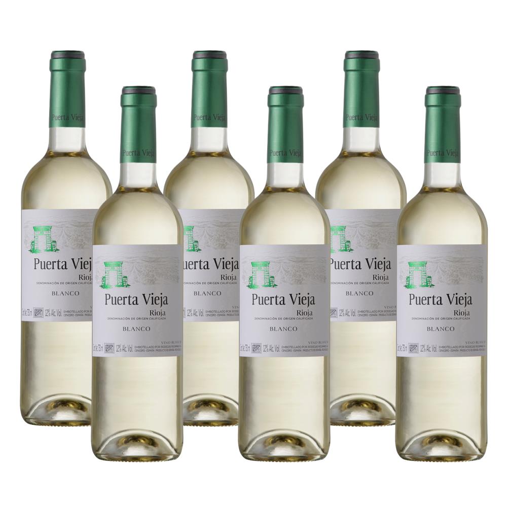 Case of 6 Puerta Vieja Rioja Blanco Wine